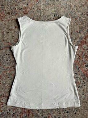 Classic White & Black Women's Boat Neck Tank Tops (2pack)
